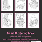 75 Self-Love and Positive Affirmations Inspirational Coloring Book for Adults