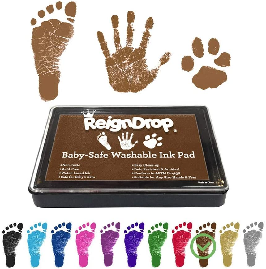 ReignDrop Ink Pad For Baby (Brown)