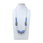 Silicone Necklace For Mom To Wear (Blue/Marble/Grey)