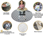 Splat Mats For Under High Chair (Round Plus Signs)