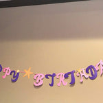 Mermaid Happy Birthday Banner