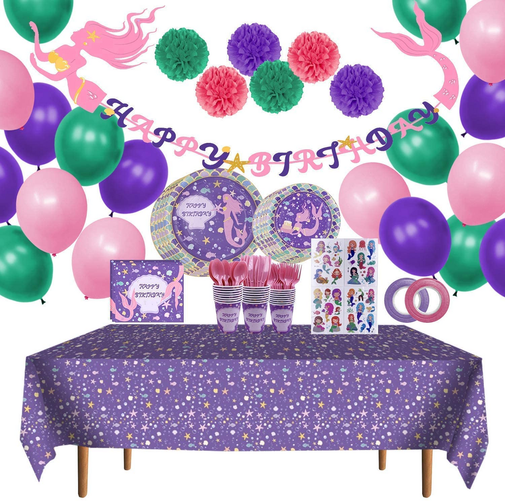 Mermaid Birthday Party Decorations and Supplies