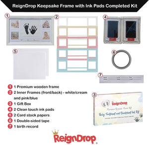 Photo Frame Keepsake with Ink Pads Kit