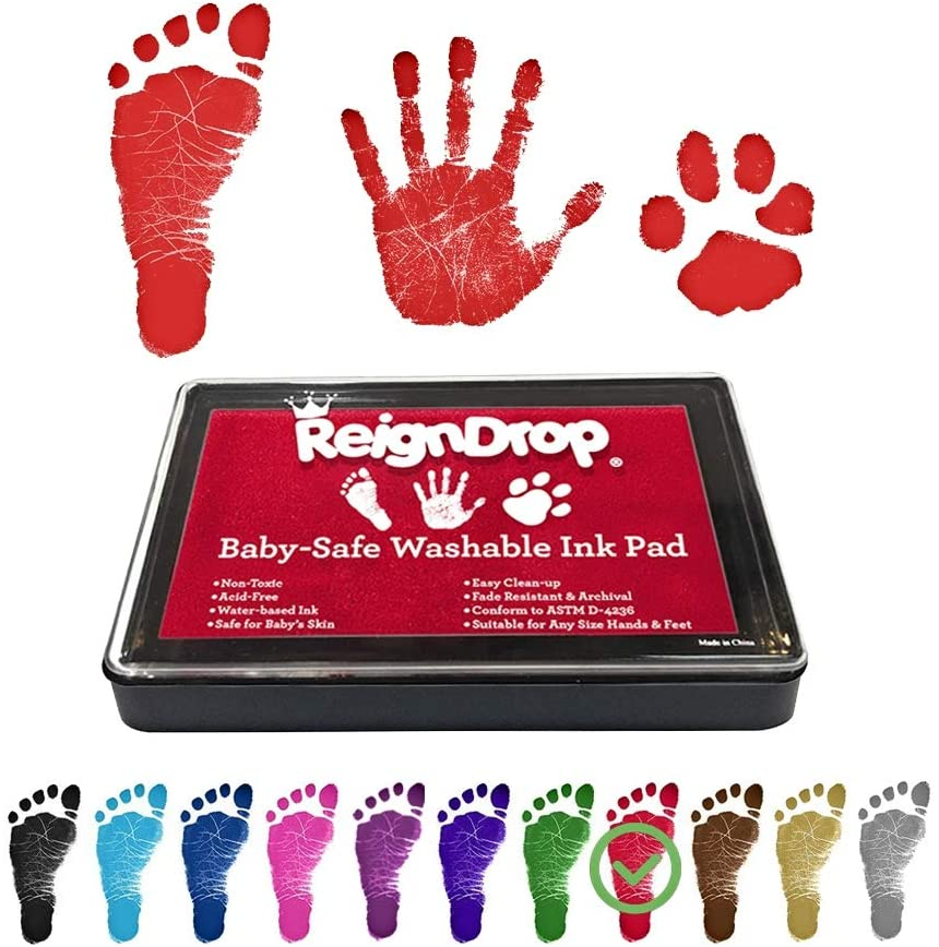ReignDrop Ink Pad For Baby (Red)