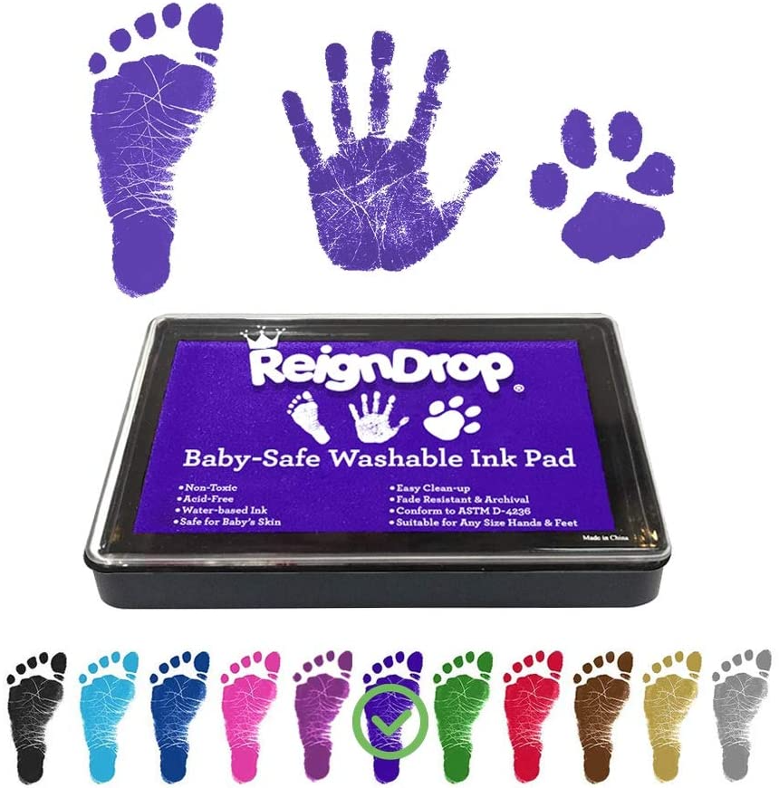 ReignDrop Ink Pad For Baby (Violet)