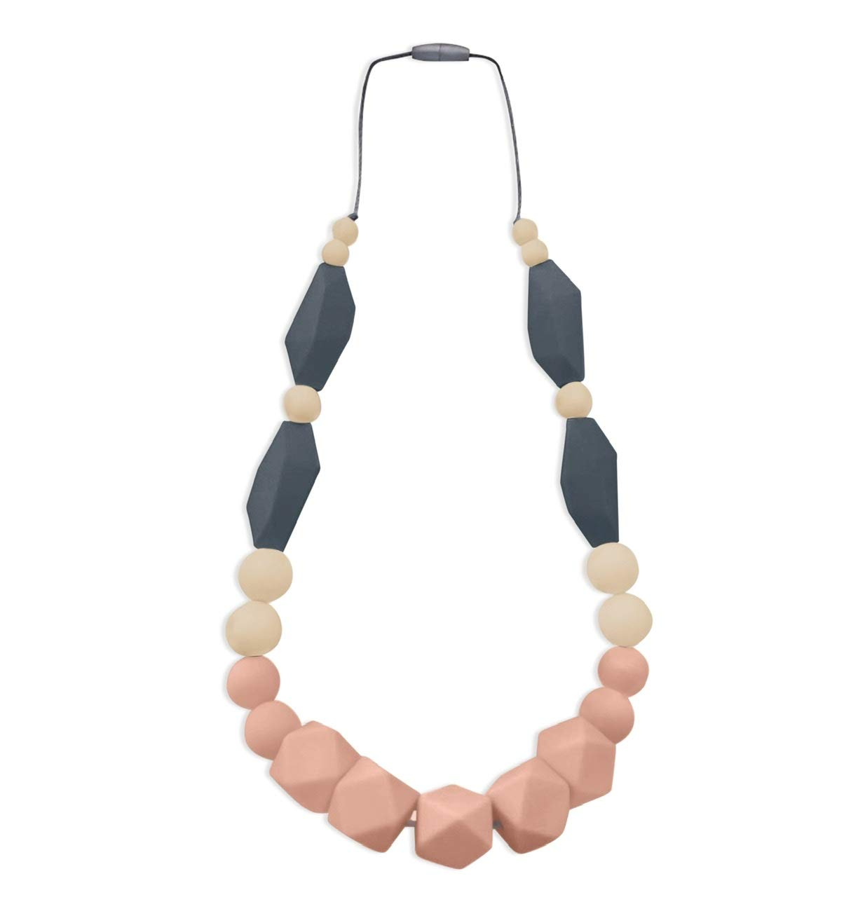 Silicone Teething Necklace for Mom To Wear (Blue/Marble/Grey) – ReignDrop