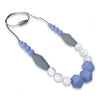Silicone Necklace For Mom To Wear (Blue/Marble/Grey)